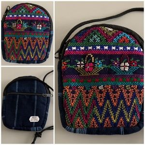 Small Coin Phone Bag Handwoven Guatemala NWT